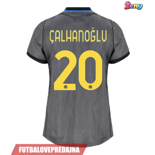 Lacne Ženy Futbalové dres Inter Milan Hakan Calhanoglu #20 2026-27 Krátky Rukáv - Tretina